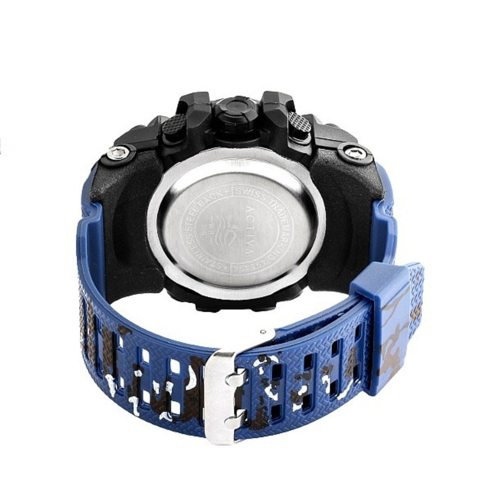 Activa Invicta Blue Camo Digital Sport Watch 54mm Men - Picture 5 of 17
